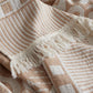 Tribal Geometric Cotton Gauze Tassel Blanket - image 7