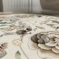 Oval Vintage Botanical Floral Bathroom Rug - image 4
