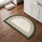 Half-Moon Vintage Border Floral Bathroom Rug - image 2