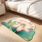 Oriental Lotus Floral Bathroom Rug - image 2