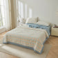 Pastel Plaid Cotton Gauze Quilt - image 1