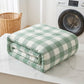 Neutral Gingham Cotton Gauze Quilt - image 2