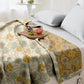 Retro Botanical Cotton Gauze Quilt - image 5
