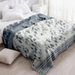 Boho Leaf Print Cotton Gauze Quilt - image 2