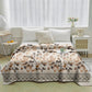 Bohemian Autumn Leaf Cotton Gauze Quilt - image 1