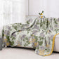 Lilac & Mustard Floral Jacquard Gauze Quilt - image 4