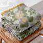 Lilac & Mustard Floral Jacquard Gauze Quilt - image 3