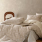 Ownkoti Camel Delicate Floral Jacquard Cotton Bedding Set - image 2