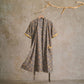 Ownkoti Taupe Yellow Vintage Floral Kimono Robe - image 1