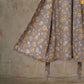 Ownkoti Taupe Yellow Vintage Floral Kimono Robe - image 5