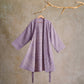 Cotton Ethnic Geometric Print Kimono Robe - XL - Purple - image 9