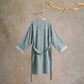 Cotton Reversible Floral Kimono Robe - image 10