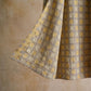 Soft Yellow Grey Cotton Plaid Kimono Robe - image 4