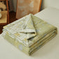 Serene Botanical Cotton Gauze Reversible Quilt - image 3