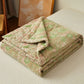 Yarn-Dyed Boho Floral Jacquard Muslin Quilt - image 3