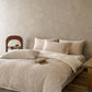 Camel Delicate Floral Sprig Jacquard Cotton Bedding Set - image 1