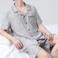 Unisex Style Geometric Pattern Loungewear Set - Gray - 3XL - image 2