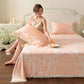 Multicolor Mandala Pattern Cotton Gauze Quilt - Orange - Queen - image 8