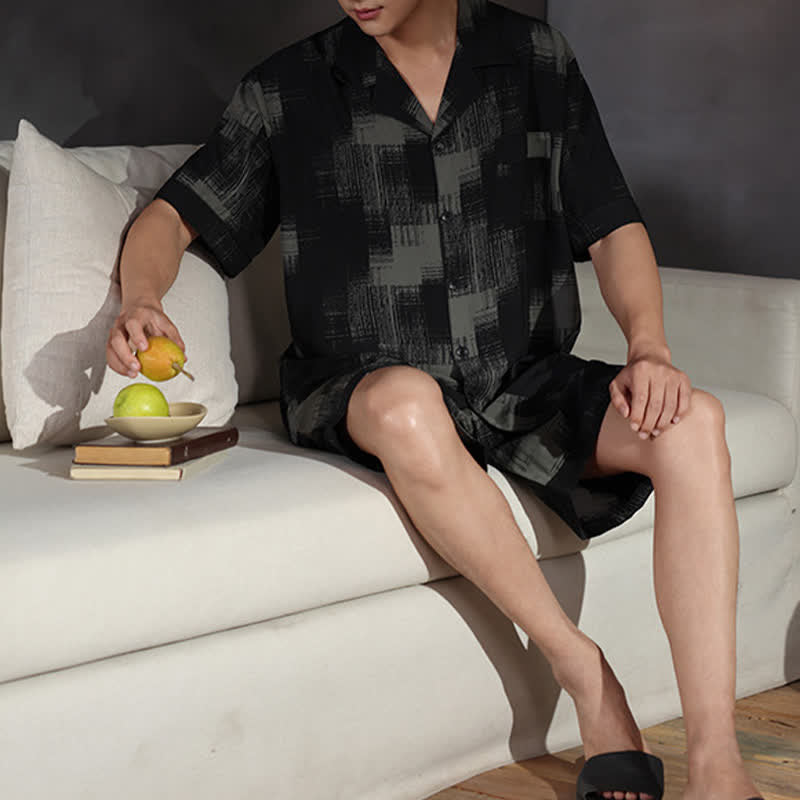 Plus Size Dark Abstract Loungewear Set - image 3