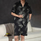Plus Size Dark Abstract Loungewear Set - image 2