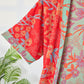 Bohemian Floral Muslin Gauze Kimono Robe - image 4