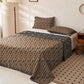 Ownkoti Dark Botanical Cotton Double Gauze Bedspread - image 1