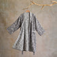 Vintage Botanical Cotton Double Gauze Robe - Grey - XL - image 9