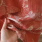 Coral Leaf Cotton Gauze Kimono Bathrobe - image 10