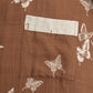 Elegant Butterfly Cotton Kimono Bathrobe - image 4