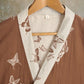 Elegant Butterfly Cotton Kimono Bathrobe - image 1