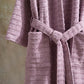 Cotton Waffle Weave Kimono Bathrobe - image 5