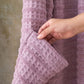 Cotton Waffle Weave Kimono Bathrobe - image 7