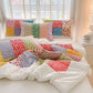 Colorful Patchwork Cotton Floral Bedding Set - image 1