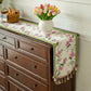 Pastoral Style Floral Tassel Table Runner - image 2