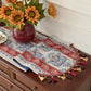 Traditional Damask Table Runner with Tassels - image 3