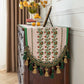 Elegant Floral Table Runner with Tassel Trim - image 1