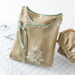 Floral Cotton Chinese Knot Loungewear Set - image 3