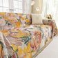 Abstract Floral Tassel Trim Sofa Protector - image 5