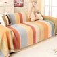 Colorful Stripe Tassel Sofa Protector - image 3
