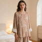 Oriental Print Fiber Women's Loungewear Set - image 5
