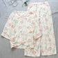 Tulip Print Bamboo Fiber Women's Pajamas - image 1