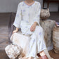 Iris Print Bamboo Fiber Women's Pajamas - image 1