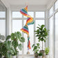 Boho Rainbow Macrame Hanging Bell Wall Decor - image 2
