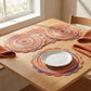 Nordic Retro Rainbow Woven Linen Placemats - image 3