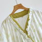 Forest Herbarium Cotton Gauze Yukata Dress - image 4