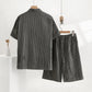 Unisex Striped Modal Pajama Set - image 3