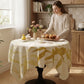 Country Style Botanical Leaf Print Tablecloth - image 1