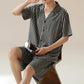 Unisex Striped Modal Pajama Set - image 1
