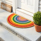 Rainbow Non-Slip Entryway Coir Area Rug - image 3