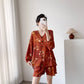 Botanical Floral Button Front Women's Pajamas - image 2